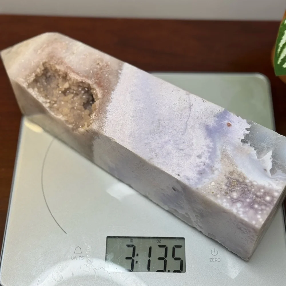 4lb Huge Pink Amethyst Crystal Druzy Tower